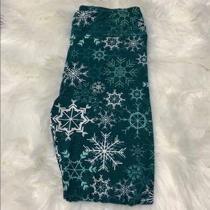 LuLaRoe One Size Christmas Leggings